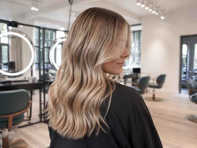 Tone Refresh Gloss treatment result at re:new Hair & Beauty